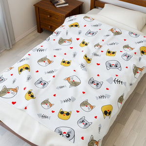 Cat Lover Soft Blanket