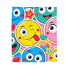 Colorful Funny Faces Soft Blanket