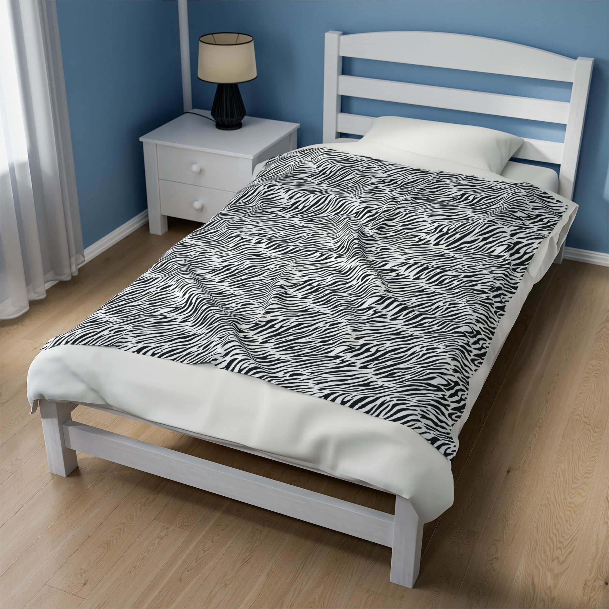 Zebra Pattern Soft Blanket