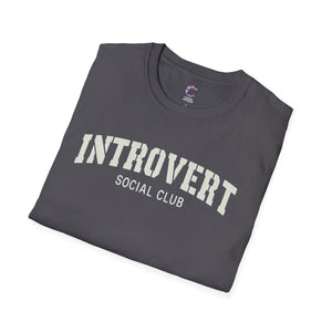 Introvert social club soft style T-Shirt