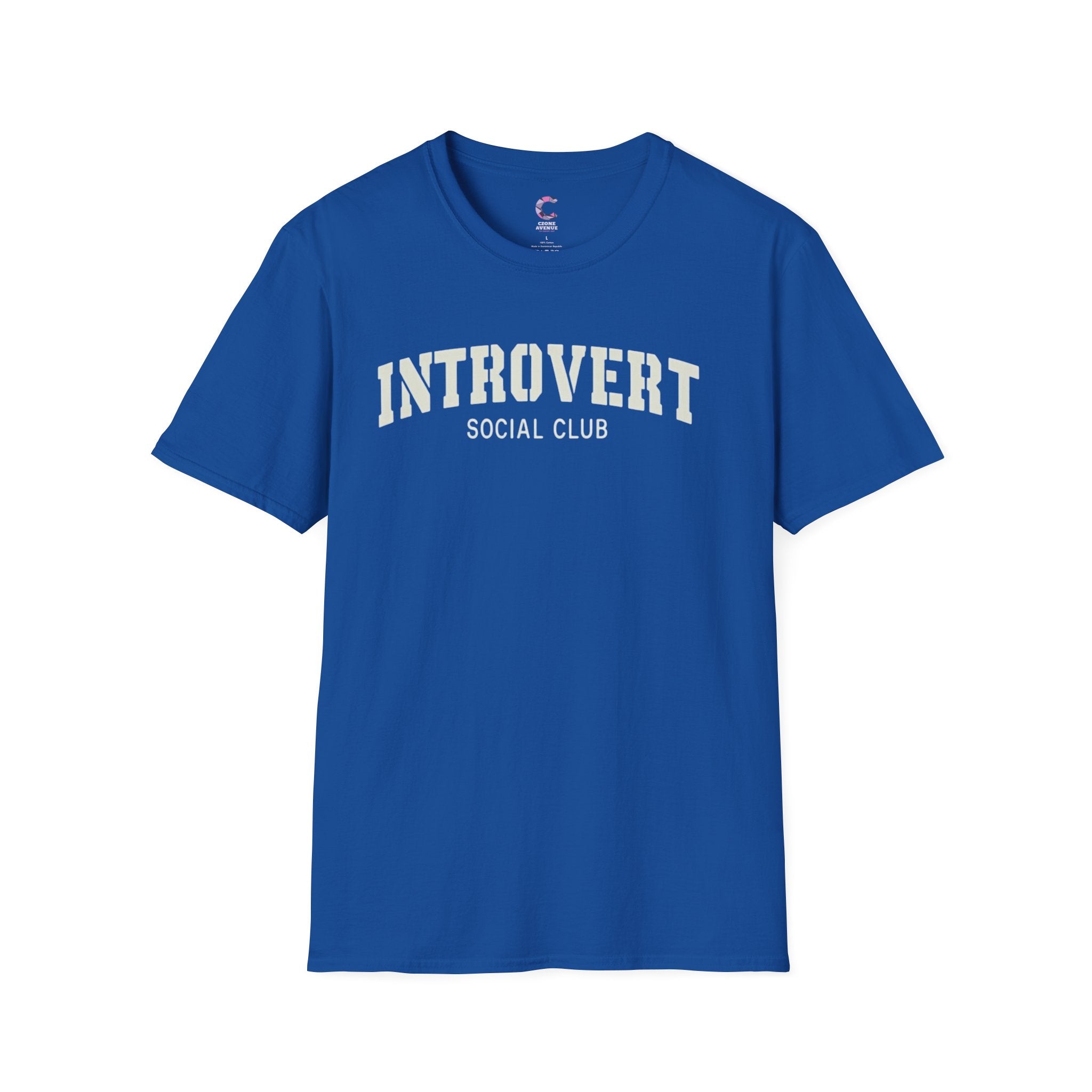 Introvert social club soft style T-Shirt