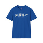 Introvert social club soft style T-Shirt