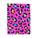 Colorful Leopard Print Soft Blanket