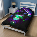 Halloween glow skeleton soft Blanket