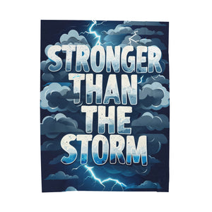 Stronger Than The Storm Soft Blanket