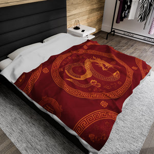 Red Dragon Soft Blanket