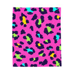 Colorful Leopard Print Soft Blanket