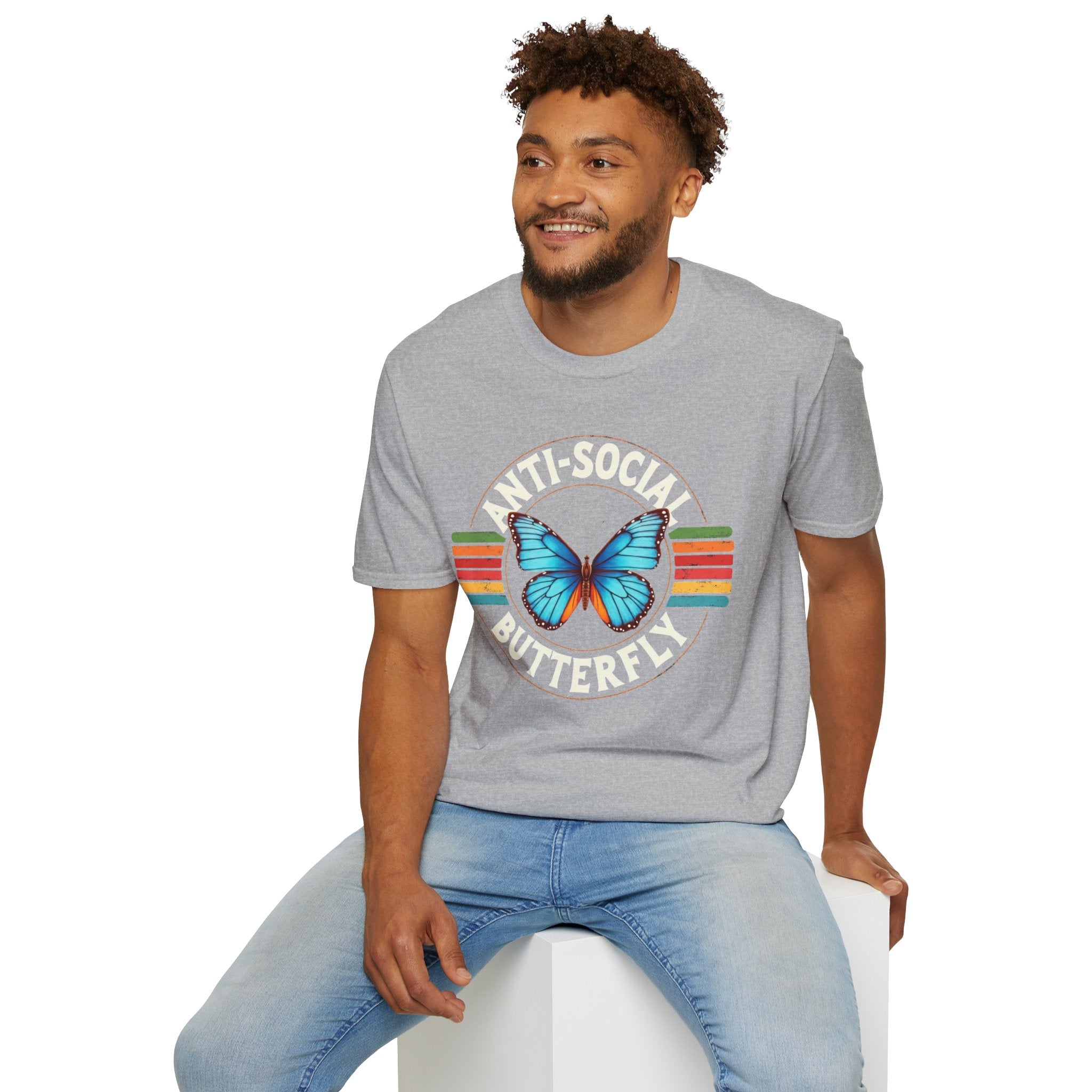 Anti-Social Butterfly Soft Style T-Shirt