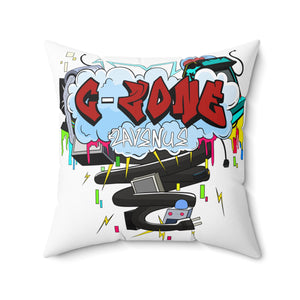 Czone Avenue Retro Themed Suede Square Pillow
