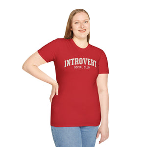 Introvert social club soft style T-Shirt