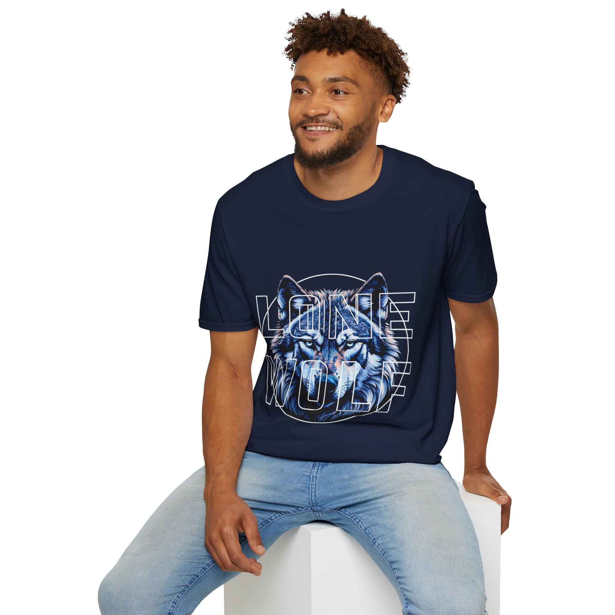 Lone Wolf Theme Tshirt unisex cotton soft style