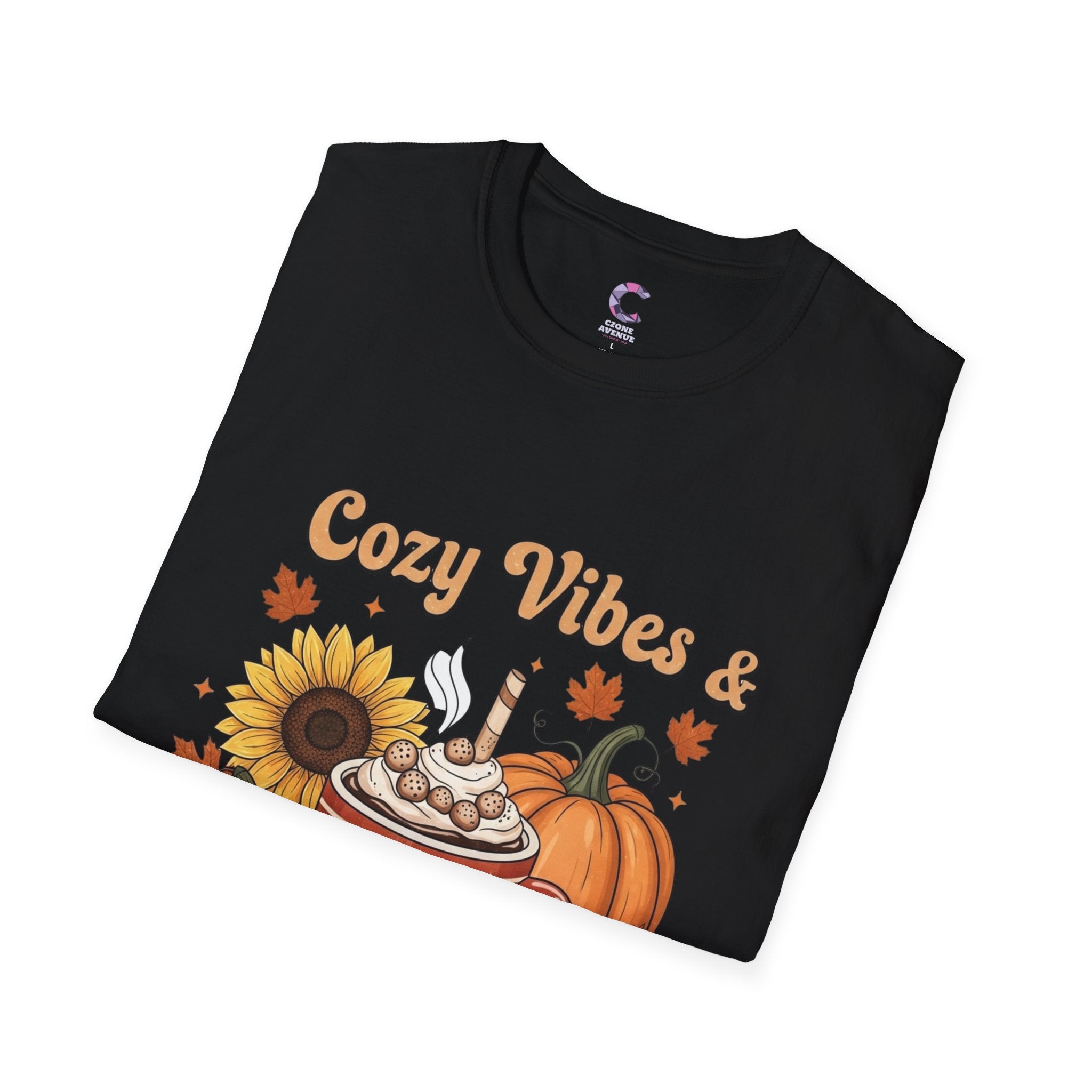 cozy vibes and autumn skies Unisex T-Shirt