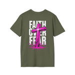 Faith Over Fear T-Shirt — The Quiet Faith Co. Front Logo