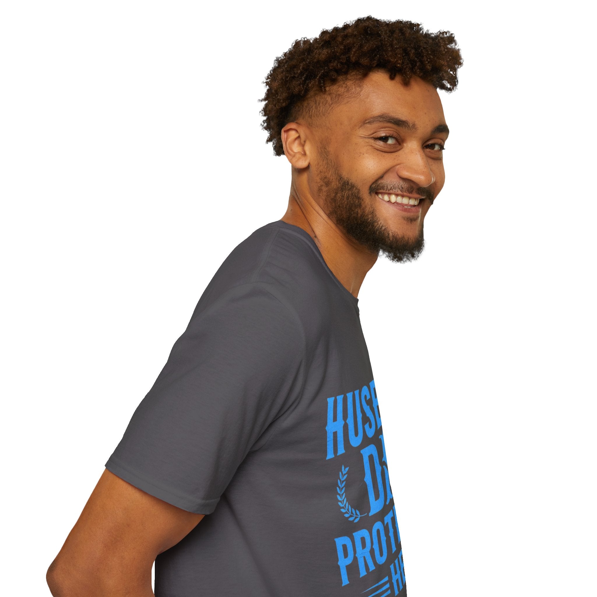 Husband Dad Protector Hero Soft style T-Shirt