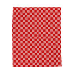 Red Checkered Soft Blanket