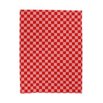 Red Checkered Soft Blanket