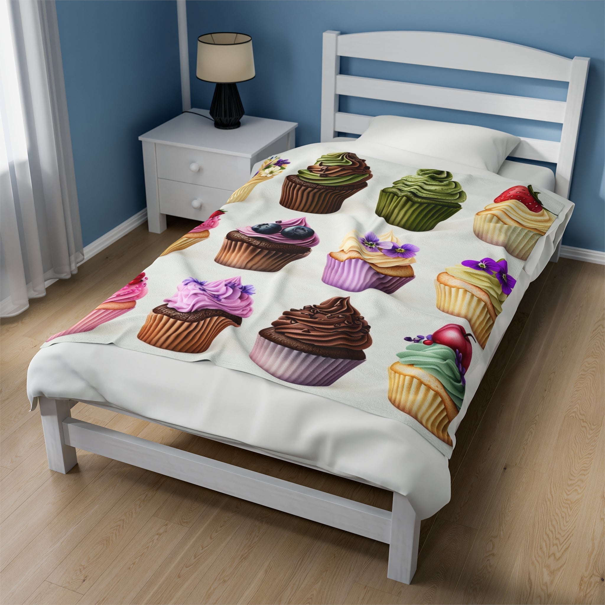 Cupcakes Themed Soft Blanket