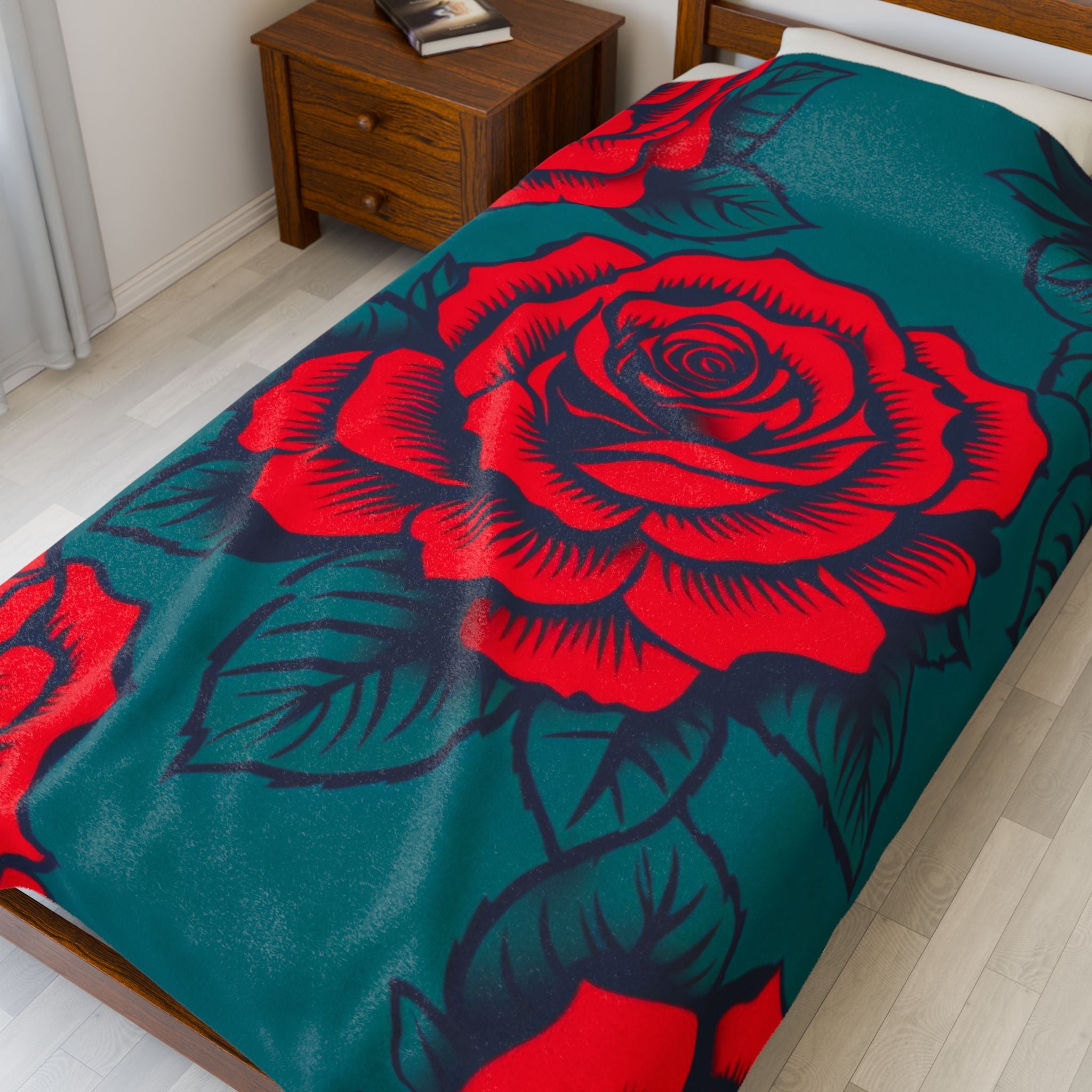 Red Rose Soft Blanket