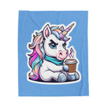 Serious Unicorn Soft Blanket