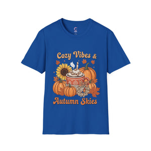 cozy vibes and autumn skies Unisex T-Shirt