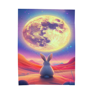 Peaceful Bunny Soft Blanket