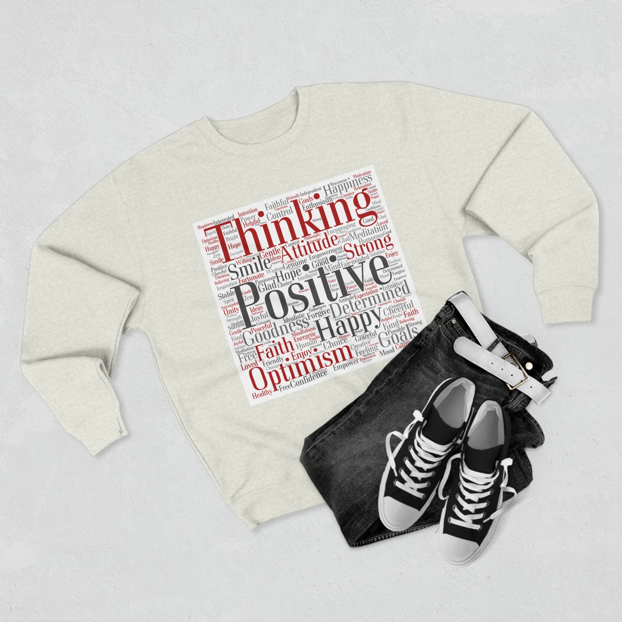 Positive Words neutral Sweatshirt
