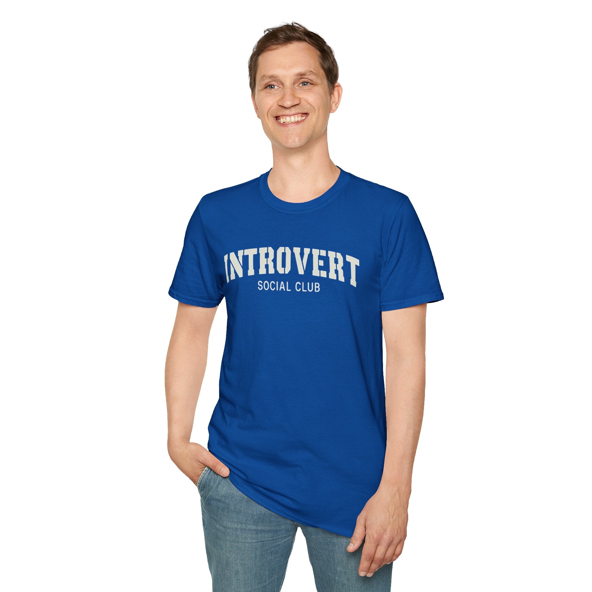 Introvert social club soft style T-Shirt