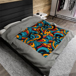 Pattern Swirls Velveteen Soft Blanket