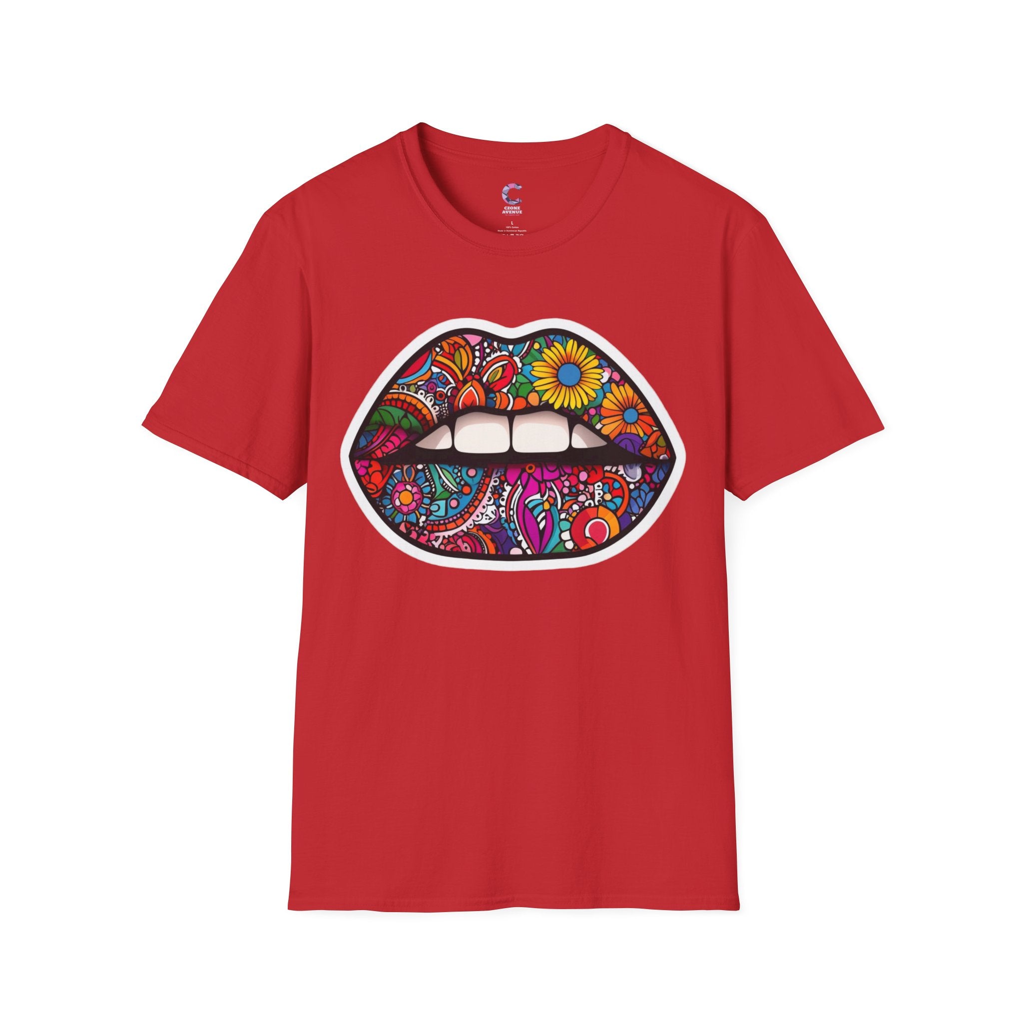 Flower Lips Soft style T-Shirt