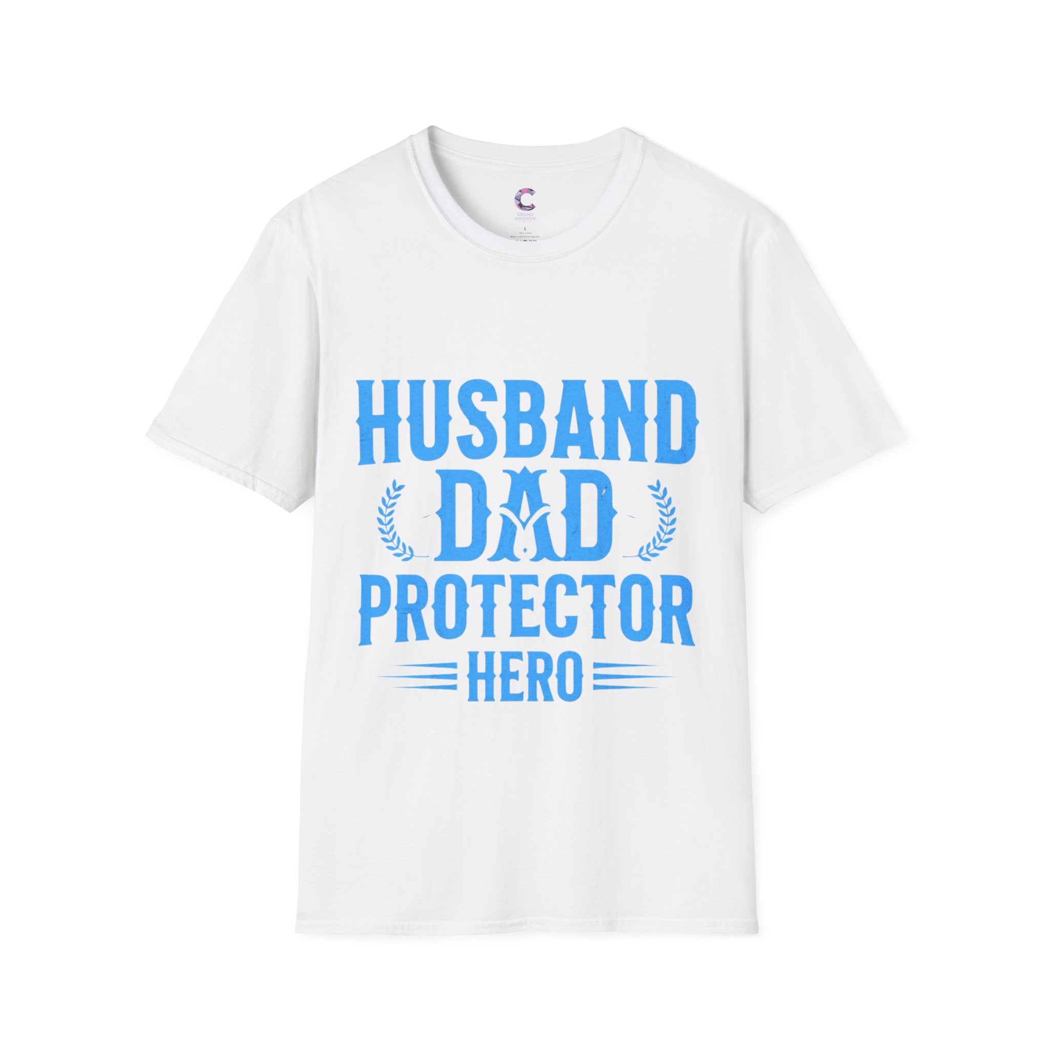 Husband Dad Protector Hero Soft style T-Shirt