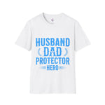 Husband Dad Protector Hero Soft style T-Shirt