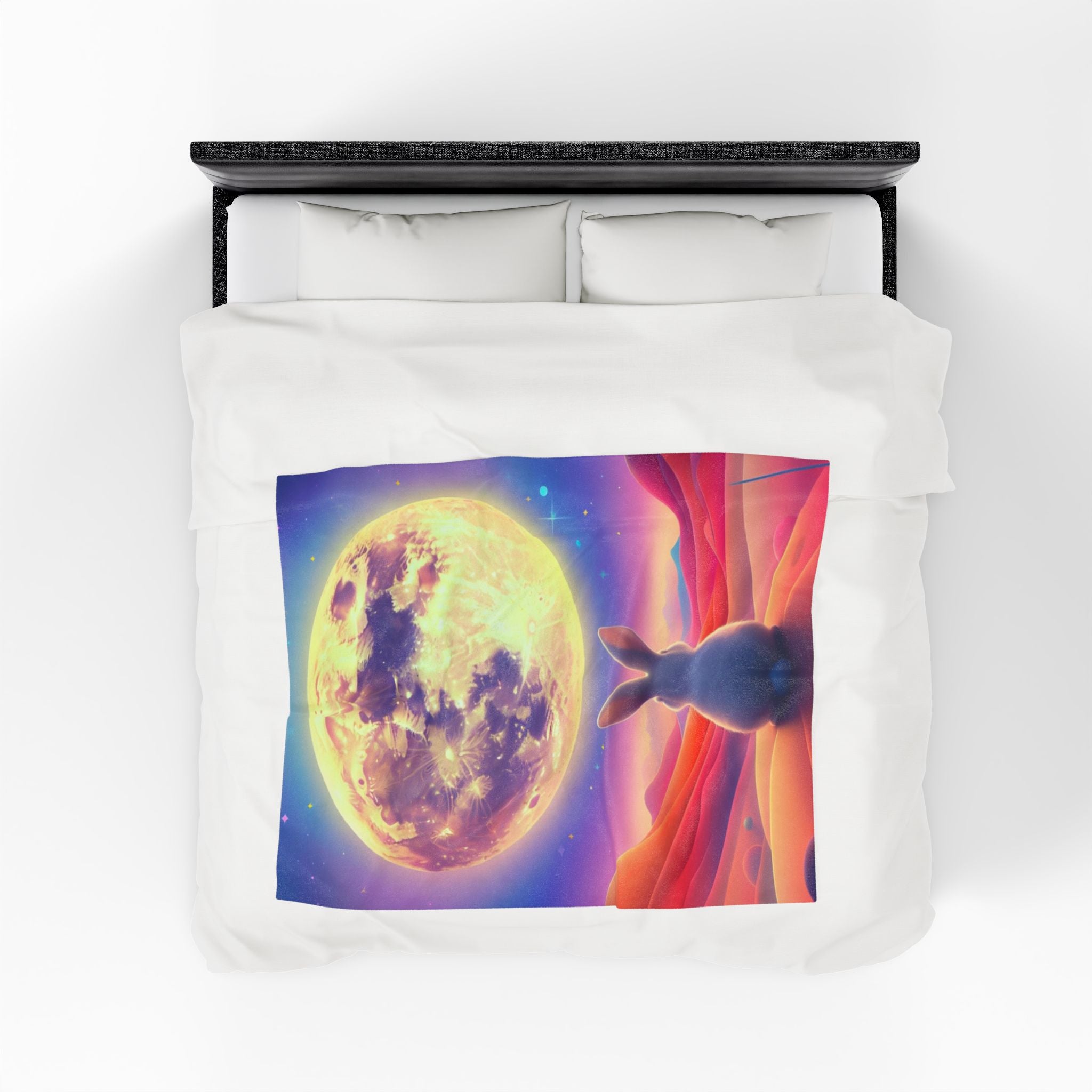 Peaceful Bunny Soft Blanket