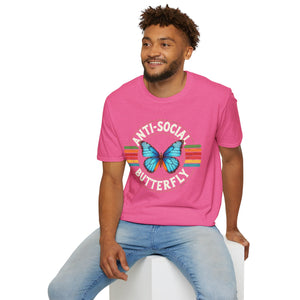 Anti-Social Butterfly Soft Style T-Shirt