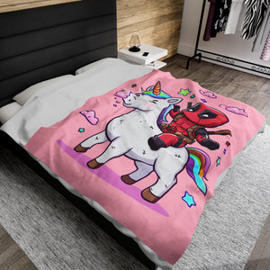 Red Character Soft Blanket