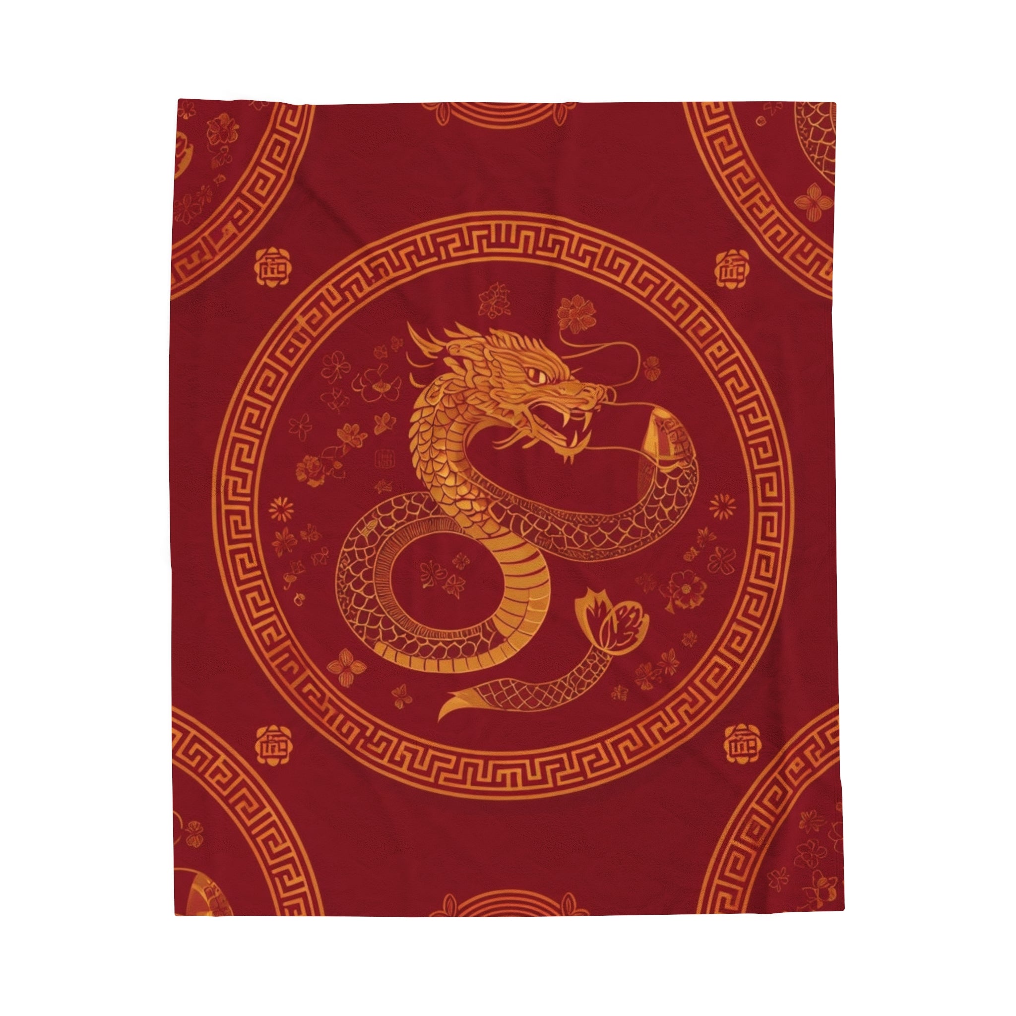 Red Dragon Soft Blanket