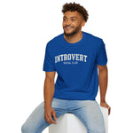 Introvert social club soft style T-Shirt