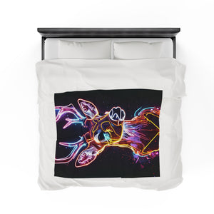 Neon Deer Soft Blanket