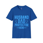 Husband Dad Protector Hero Soft style T-Shirt