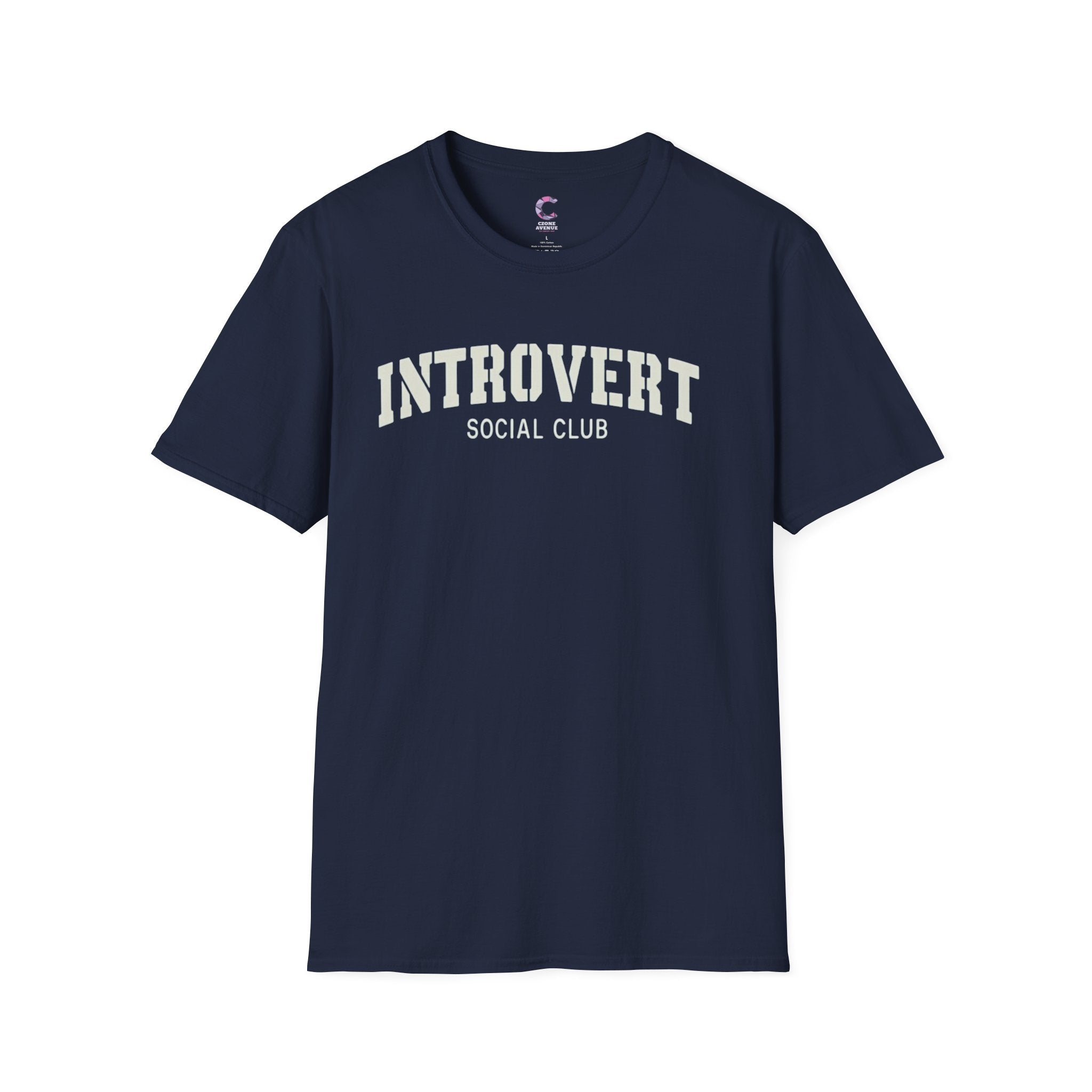 Introvert social club soft style T-Shirt