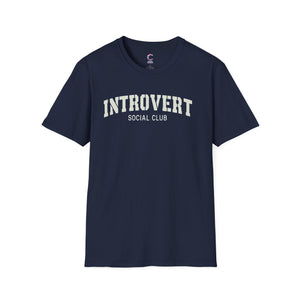 Introvert social club soft style T-Shirt