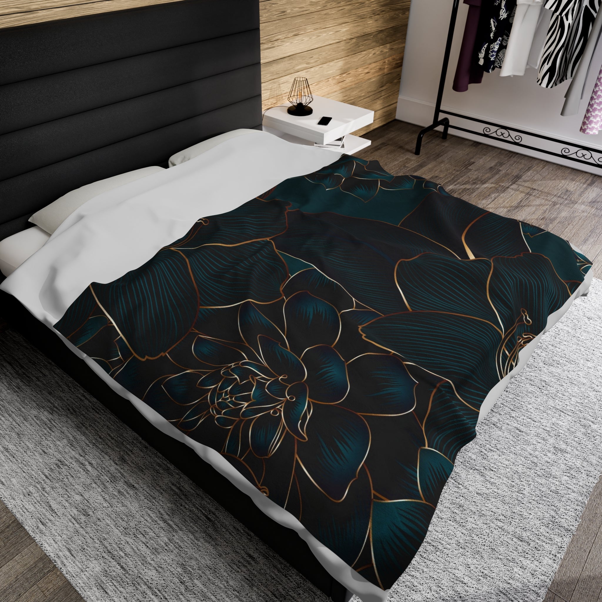 Mystical Flower Soft Blanket