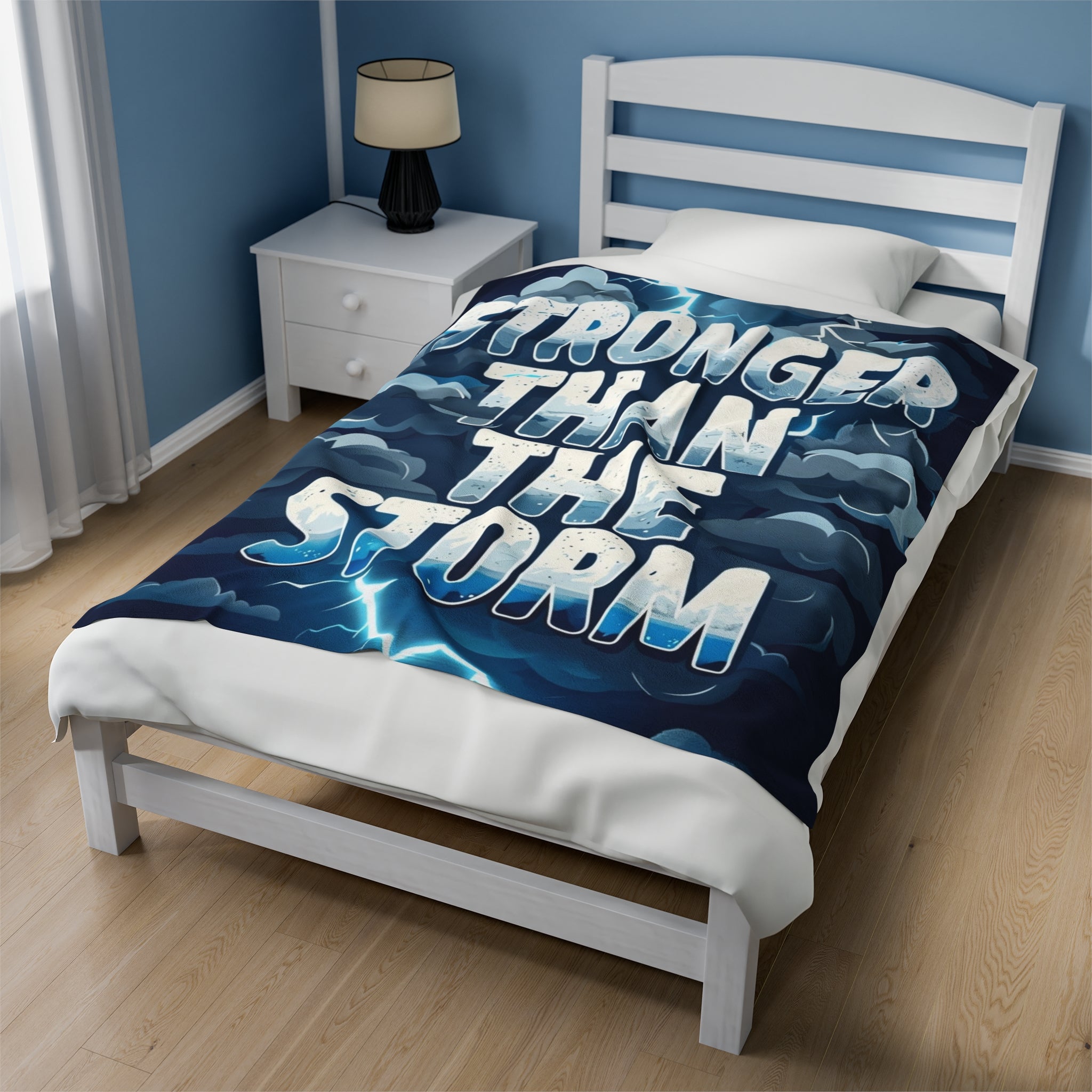 Stronger Than The Storm Soft Blanket