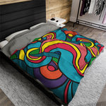 Colorful Pattern Velveteen Soft Blanket