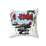 Czone Avenue Retro Themed Suede Square Pillow