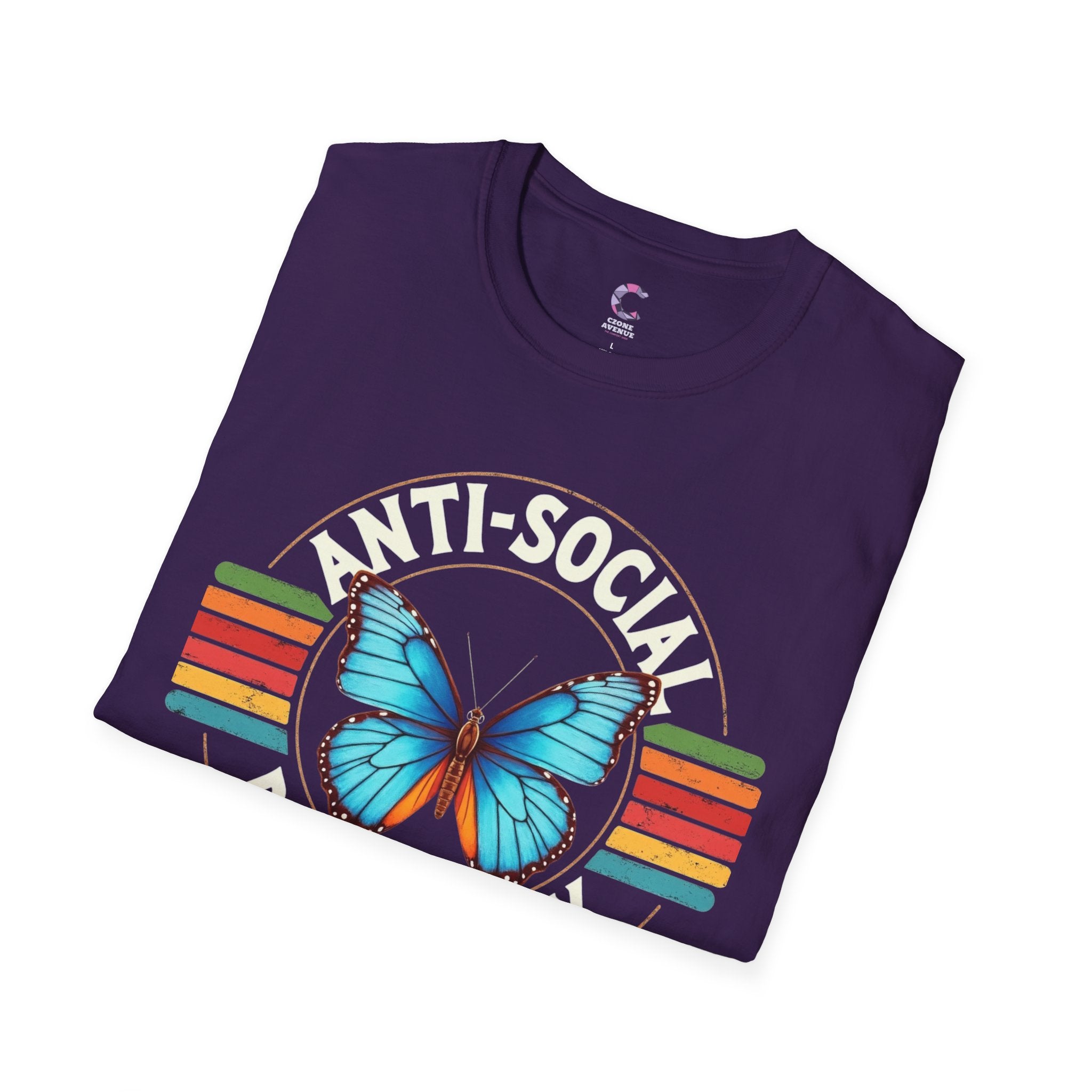 Anti-Social Butterfly Soft Style T-Shirt