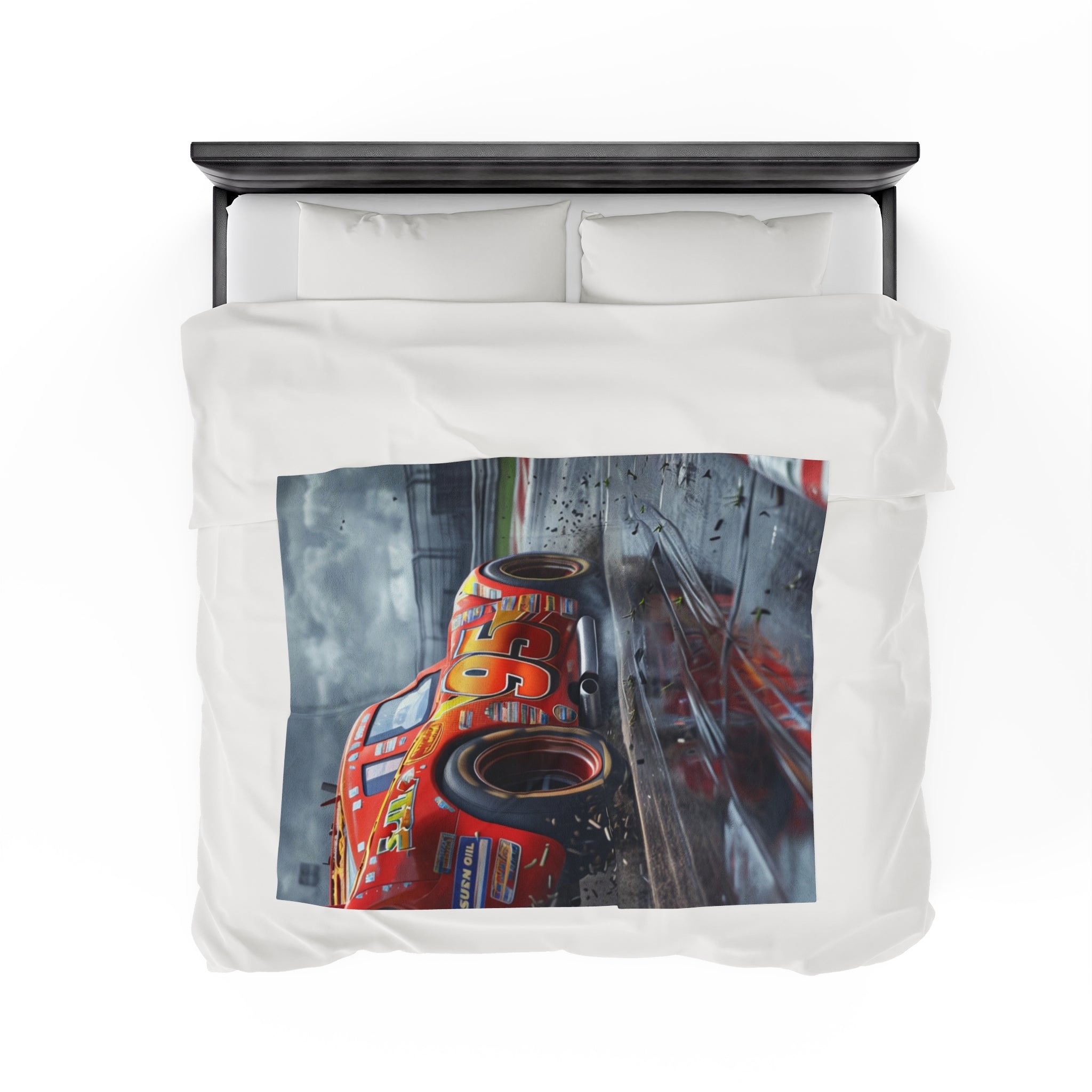 Racing Car Themed Soft Blanket