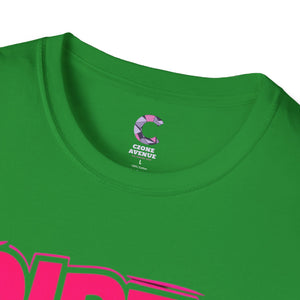 Dirty Money Theme Unisex T-Shirt with Lips Holding Money Design