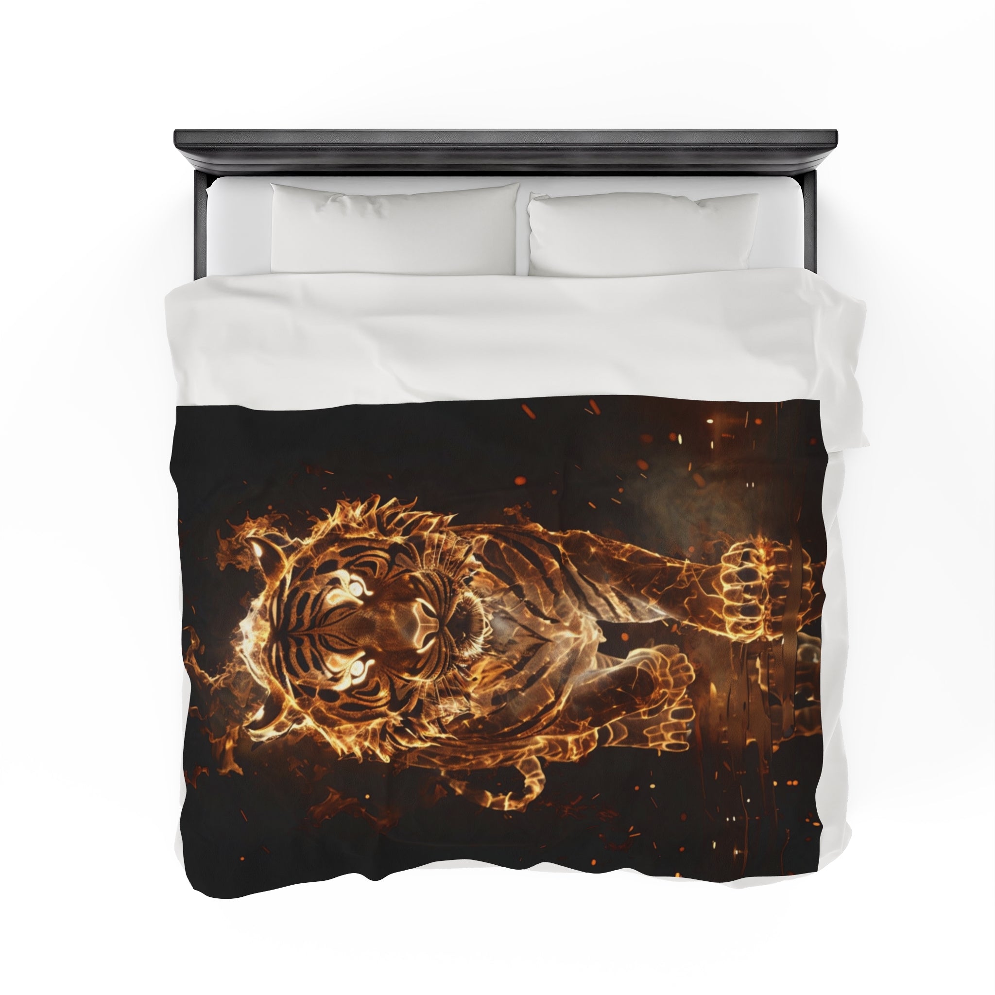 Fire Lion Soft Blanket