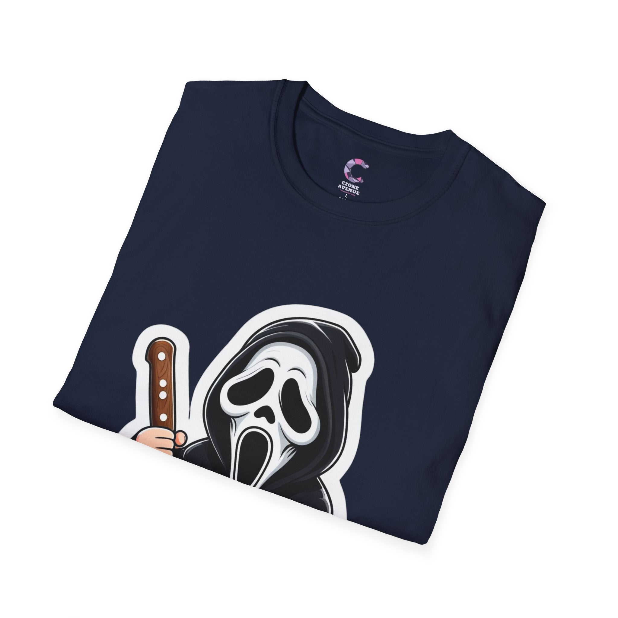 Ghostface Scary Soft style T-Shirt