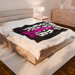 Faith Over Fear Velveteen Plush Blanket — Cozy Inspirational Throw